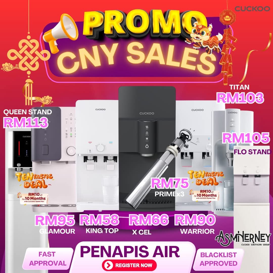 promosi penapis air cuckoo